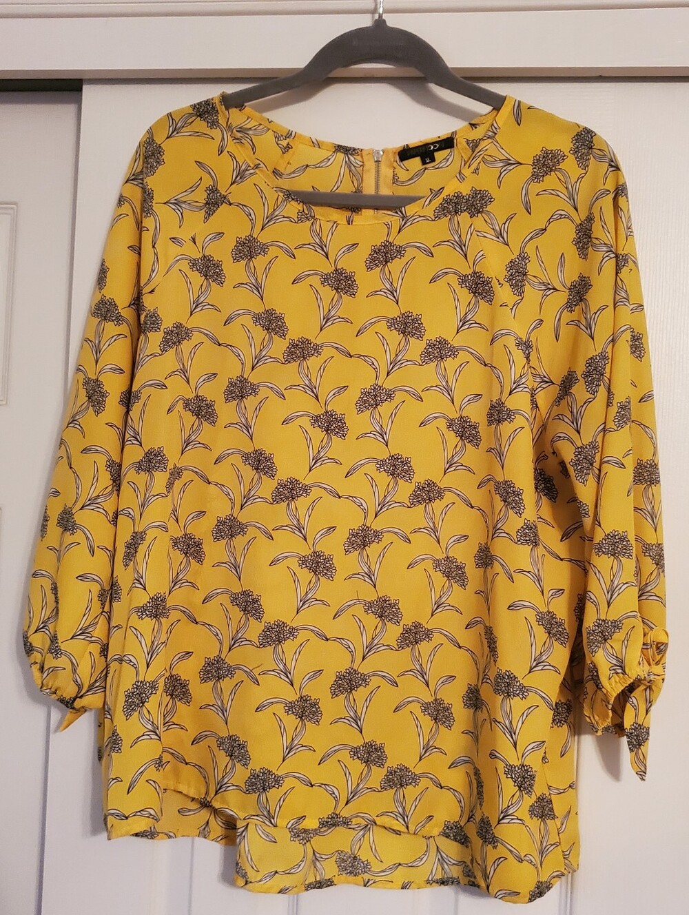 Papermoon Yellow Floral Blouse